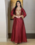 Sequins Embroidery Dubai Abaya Women Jalabiya Long Arabic Dress